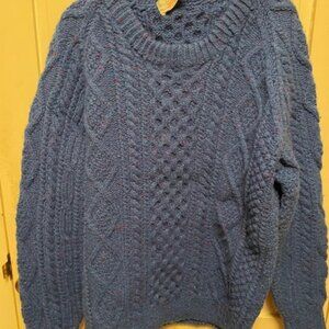 Women's Quill's Woollen Market - Ireland 100% Merino Wool Sweater - Size m